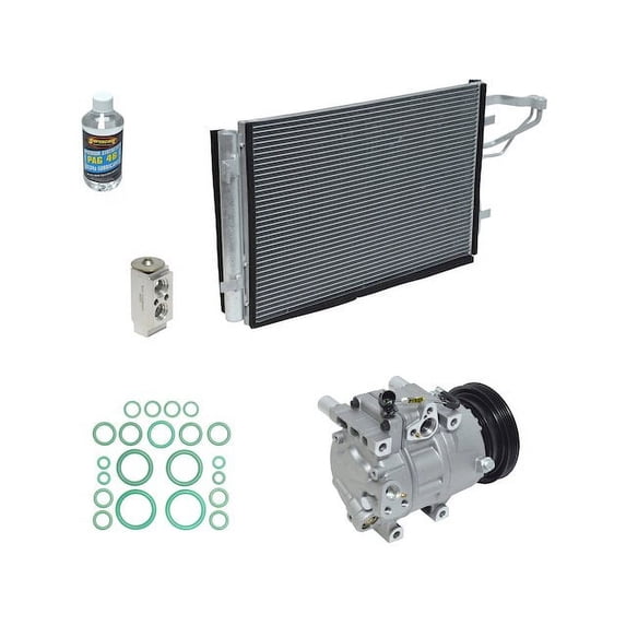 A/C Compressor Kit - Compatible with 2009 - 2012 Hyundai Elantra 2.0L 4-Cylinder 2010 2011