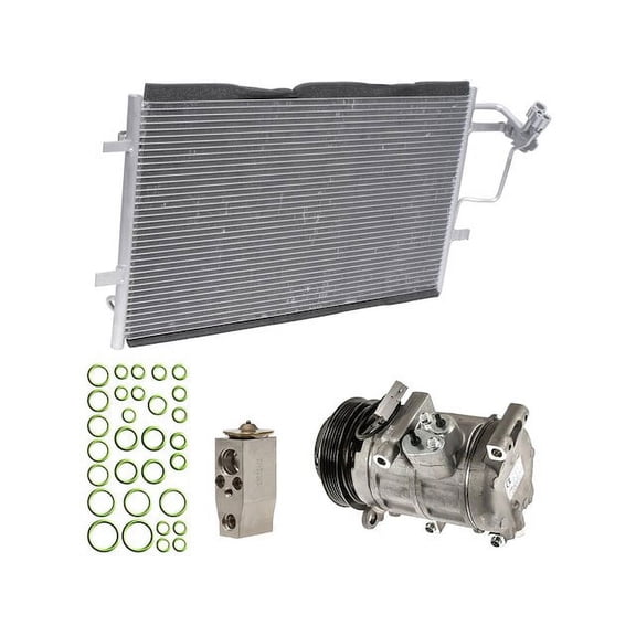 A/C Compressor Kit - Compatible with 2010 - 2012 Mazda 3 Hatchback 2.0L 4-Cylinder GAS 2011
