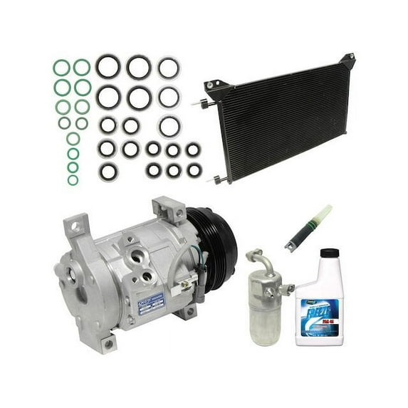 A/C Compressor Kit - Compatible with 2010 - 2014 Chevy Silverado 2500 HD 2011 2012 2013