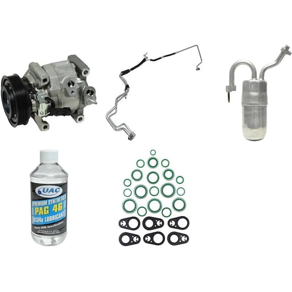 A/C Compressor Kit - Compatible with 2011 - 2014 Dodge Avenger 3.6L V6 ERB VIN G Flex 2012 2013
