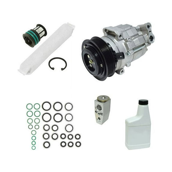 A/C Compressor Kit - Compatible with 2012 Chevy Sonic 1.4L 4-Cylinder LUV VIN B MFI Electronic Turbocharged GAS