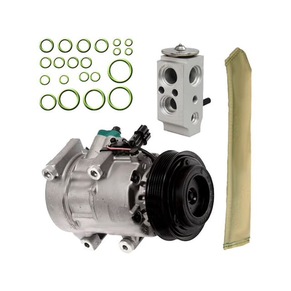 A/C Compressor Kit - Compatible with 2014 - 2016 Kia Sportage 2.4L 4-Cylinder 2015