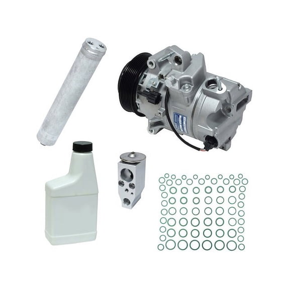 A/C Compressor Kit - Compatible with 2014 - 2017 INFINITI QX70 Base 3.7L V6 VQ37VHR 2015 2016