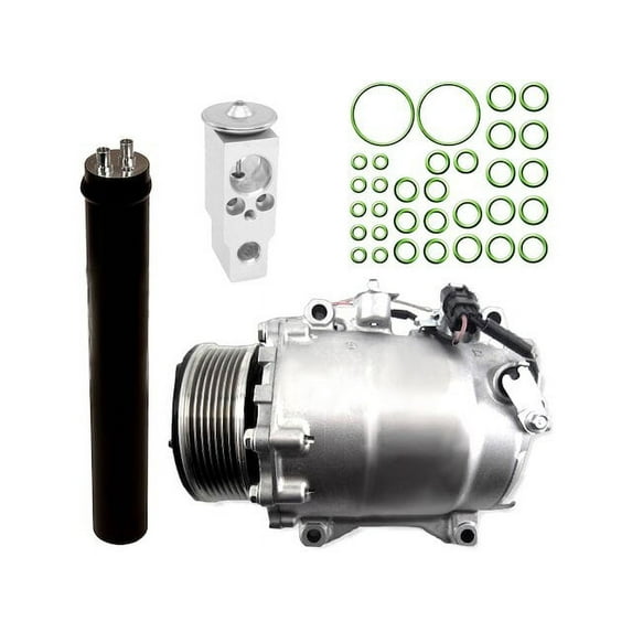 A/C Compressor Kit - Compatible with 2016 - 2018 Acura ILX 2.4L 4-Cylinder 2017
