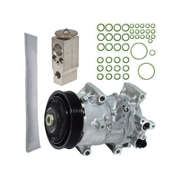 A/C Compressor Kit - Compatible with 2016 - 2018 Toyota Corolla 1.8L 4-Cylinder 2017