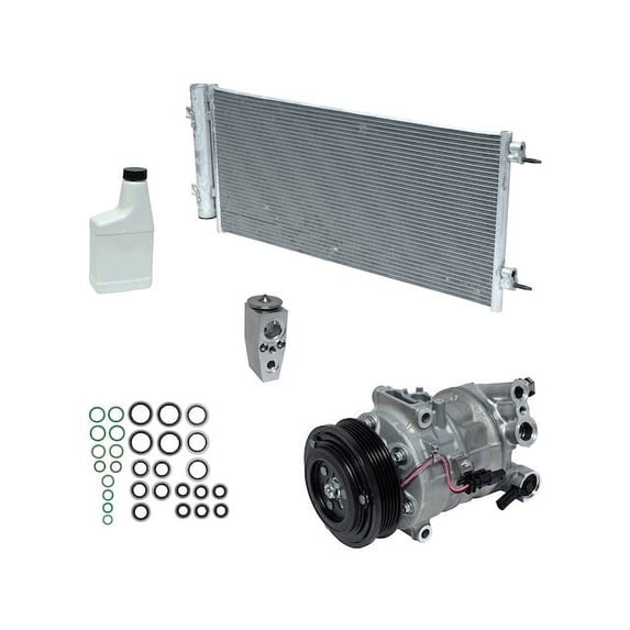 A/C Compressor Kit - Compatible with 2016 Chevy Cruze 1.4L 4-Cylinder LE2 VIN M DI Electronic Turbocharged DOHC