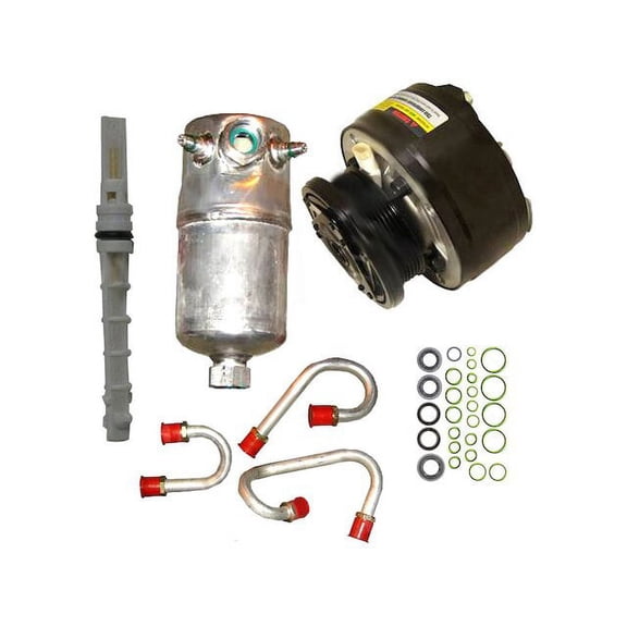 A/C Compressor Kit - R4 - 1-Groove - Compatible with 1978 - 1982 Chevy Corvette 5.0L 5.7L V8 1979 1980 1981