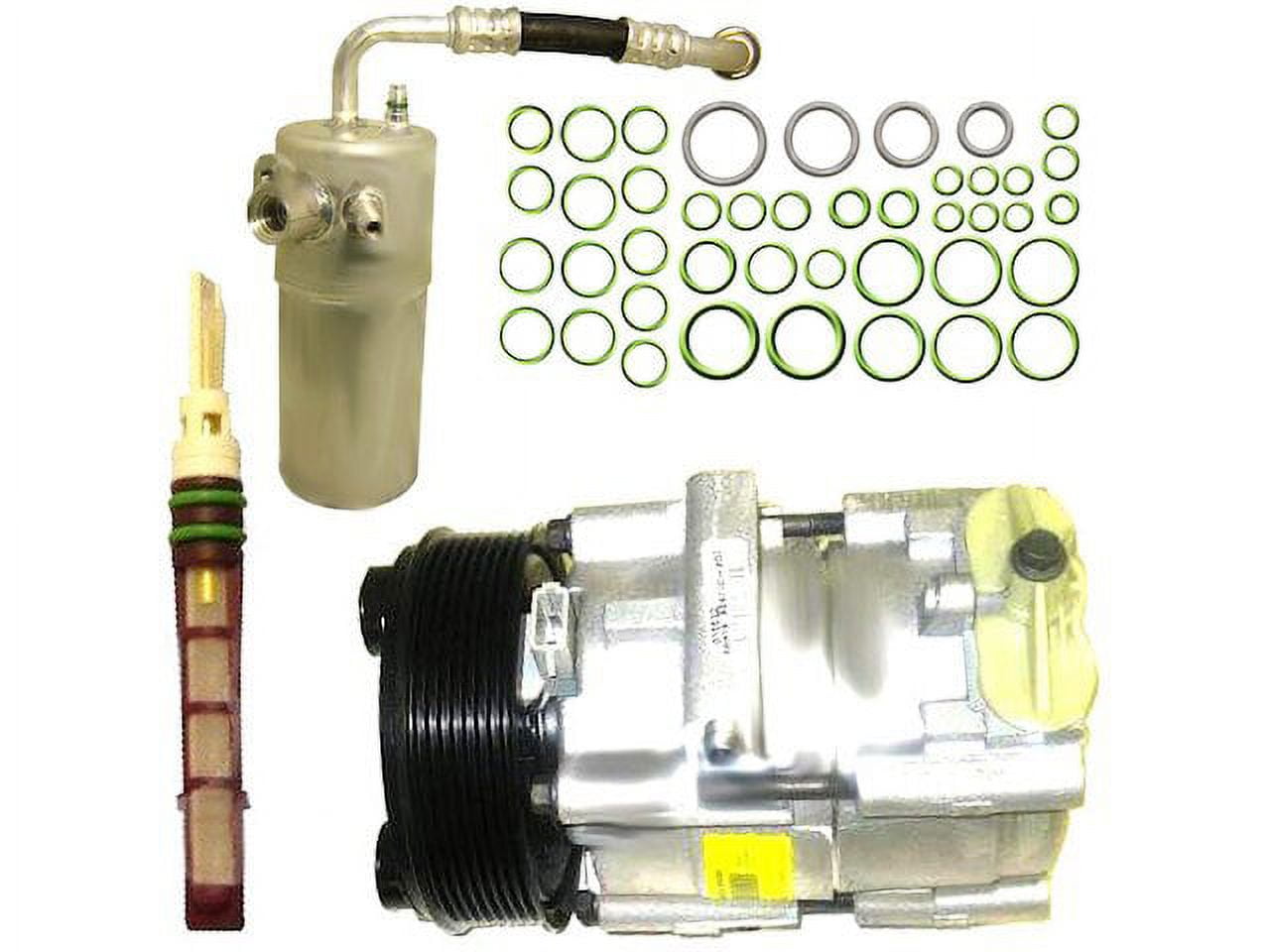 A/C Compressor Kit with Accumulator / Drier, Front Expansion Valve and ...