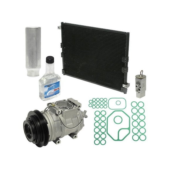 A/C Compressor Kit with Condenser - Compatible with 1996 - 2002 Toyota 4Runner 3.4L V6 5VZ-FE (VIN N) 1997 1998 1999 2000 2001