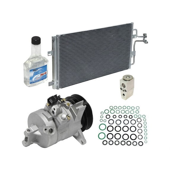 A/C Compressor Kit with Condenser - Compatible with 2006 - 2011 Cadillac DTS 2007 2008 2009 2010
