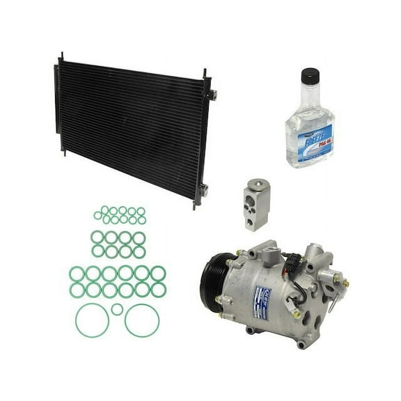 A/C Compressor Kit with Condenser - Compatible with 2007 - 2011 Honda CR-V 2008 2009 2010