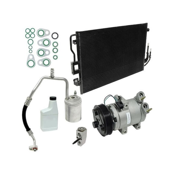 A/C Compressor Kit with Condenser - Compatible with 2009 - 2012 Ford Escape 3.0L V6 99G VIN G 2010 2011