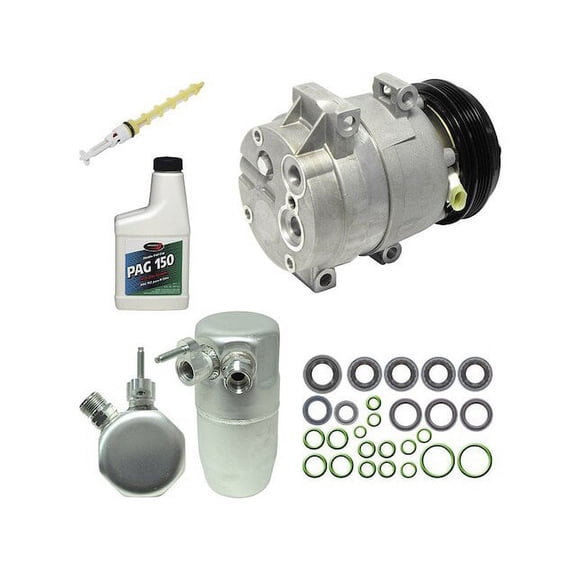 A/C Compressor Kit with Fixed Orifice - Compatible with 1999 - 2004 Chevy Corvette VIN G 2000 2001 2002 2003