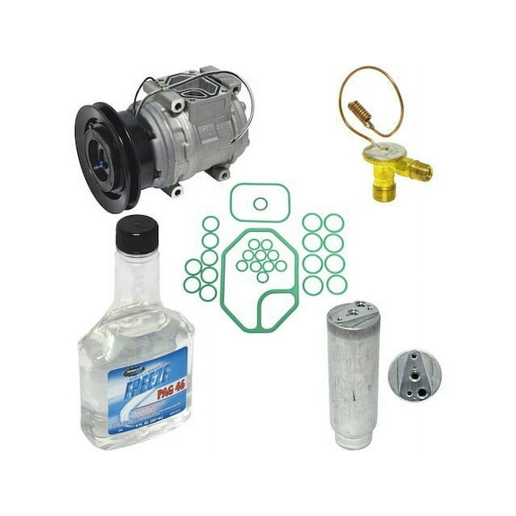 A/C Compressor Kit - with R134A - Compatible with 1989 - 1993 Toyota Pickup 1990 1991 1992