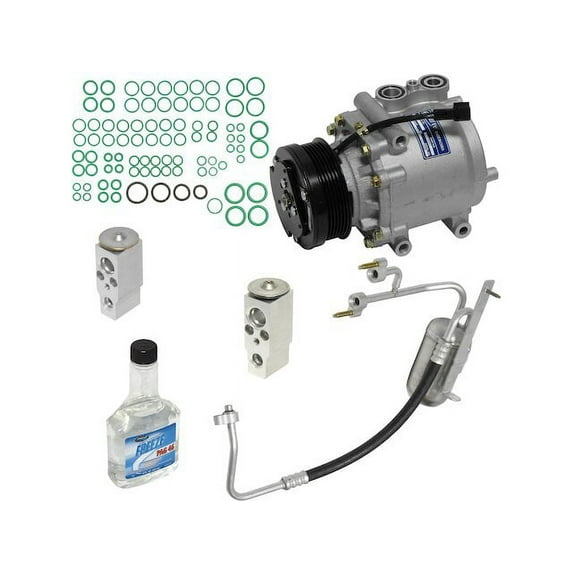 A/C Compressor Kit - with Scroll Compressor - Compatible with 2005 - 2006 Ford Expedition (with Rear AC)