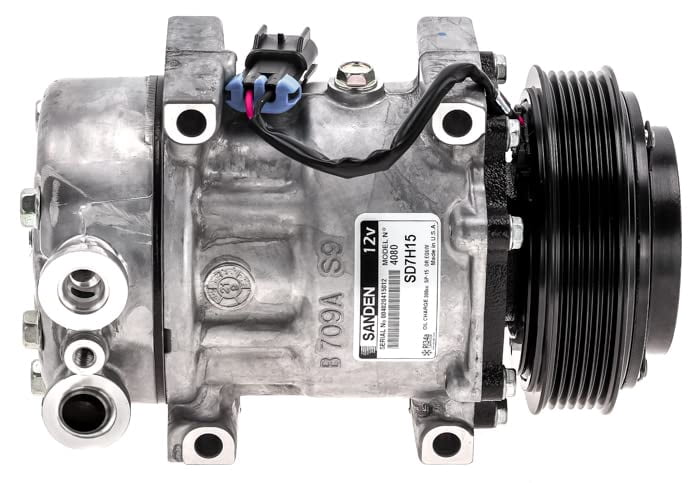 Compresor De Aire Acondicionado Sanden SD7H15SHD - Compatible Con OE# 1000141380, 1401414, F69-6003-121