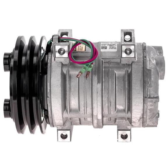 A/C Compressor OEM TM21HX Compatible with Caterpillar/John/Massey/Shuttlebus QR