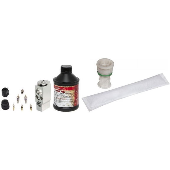 A/C Compressor Replacement Service Kit - Compatible with 2010 - 2016 BMW 535i Gran Turismo Hatchback 3.0L 6-Cylinder 2011 2012 2013 2014 2015