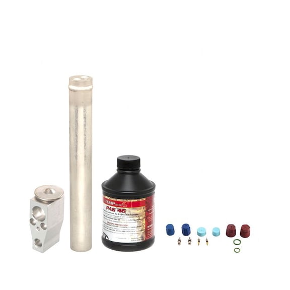 A/C Compressor Replacement Service Kit - Compatible with 2014 - 2018 Mazda 3 2015 2016 2017