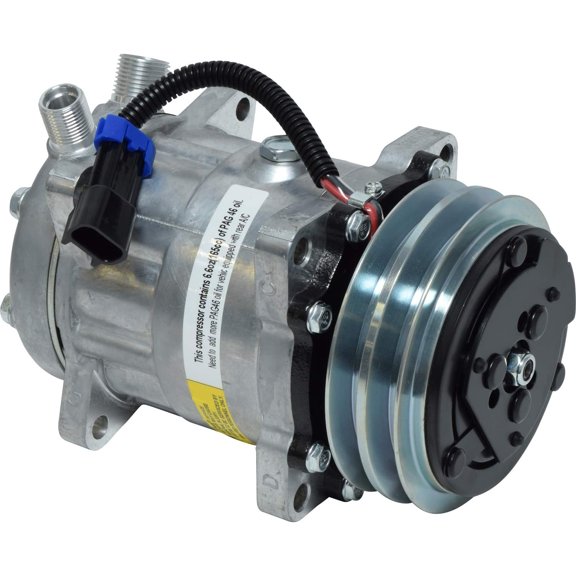 A/C Compressor SD7H15 for Peterbilt 200, 224, 227, 265, 282, 310, 320, 348, 349, 352, 353, 357, 359, 362, 372, 375, 376, 377, 378, 379, 387, 397 QR