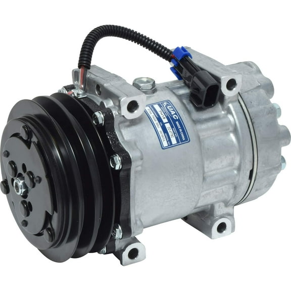 A/C Compressor SD7H15 for Volvo ACL VN VNL WAH WG WI White/GMC WCL WHL WIL - 1410024 20370290 8082269 85104593 QR