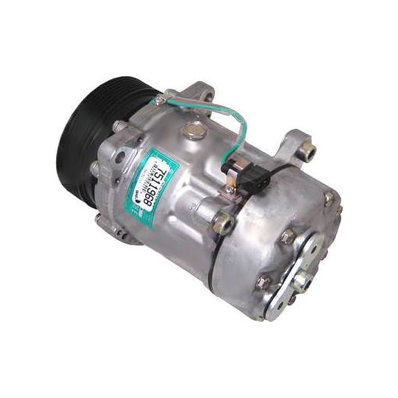 A/C Compressor - SD7V16 - 7-Groove - Compatible with 1997, 1999 - 2000 Volkswagen EuroVan 2.8L V6