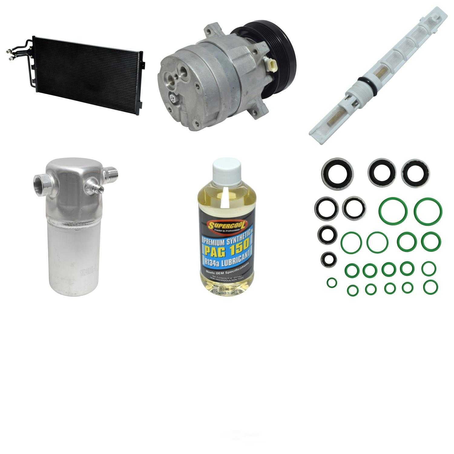 A/C Compressor and Component Kit -- Compressor-Condenser Replacement Kit Fits select: 1998-2003 CHEVROLET S TRUCK S10, 1998-2000 GMC SONOMA