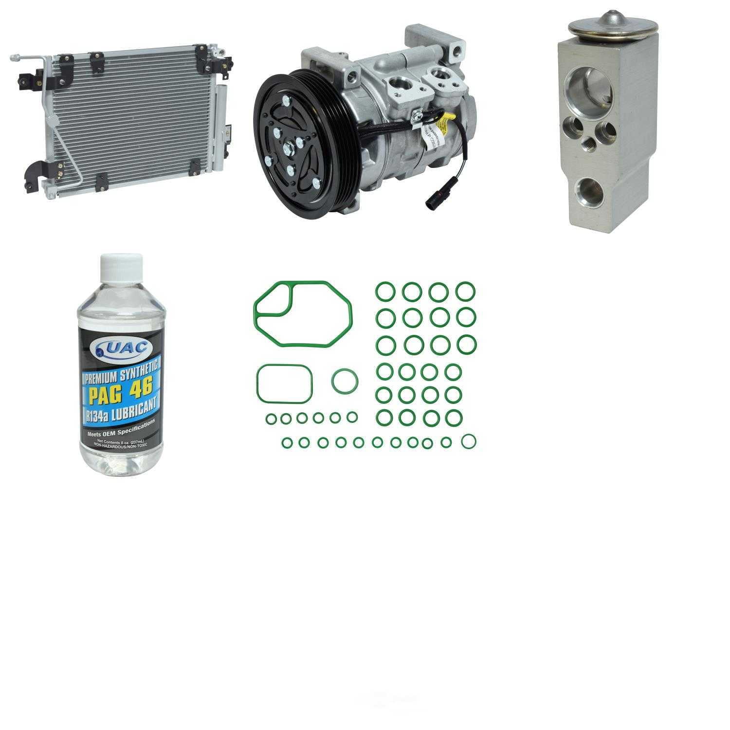 A/C Compressor and Component Kit -- Compressor-Condenser Replacement Kit Fits select: 1999-2003 CHEVROLET TRACKER