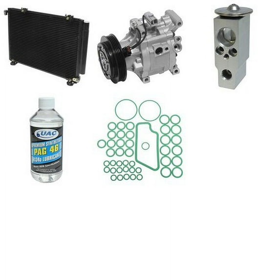 A/C Compressor and Component Kit -- Compressor-Condenser Replacement Kit Fits select: 2000-2002 TOYOTA ECHO