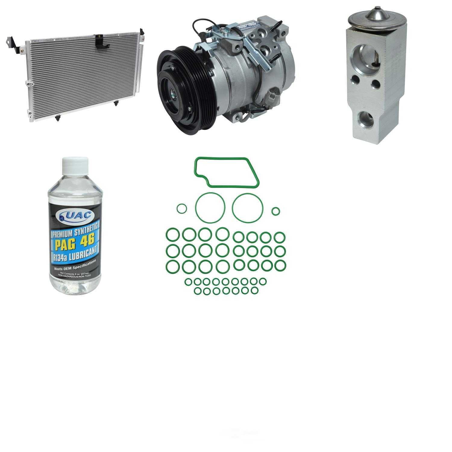 A/C Compressor and Component Kit -- Compressor-Condenser Replacement Kit Fits select: 2000-2003 LEXUS RX