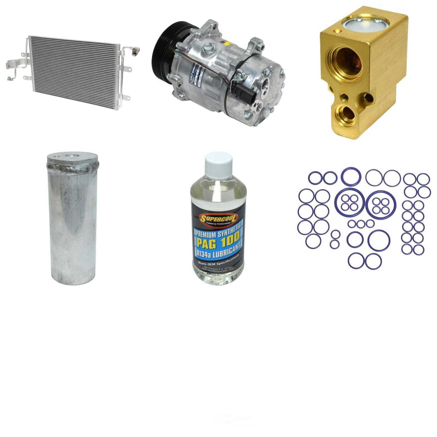 A/C Compressor and Component Kit -- Compressor-Condenser Replacement Kit Fits select: 2001-2004 VOLKSWAGEN JETTA, 2001-2005 VOLKSWAGEN NEW BEETLE GLS