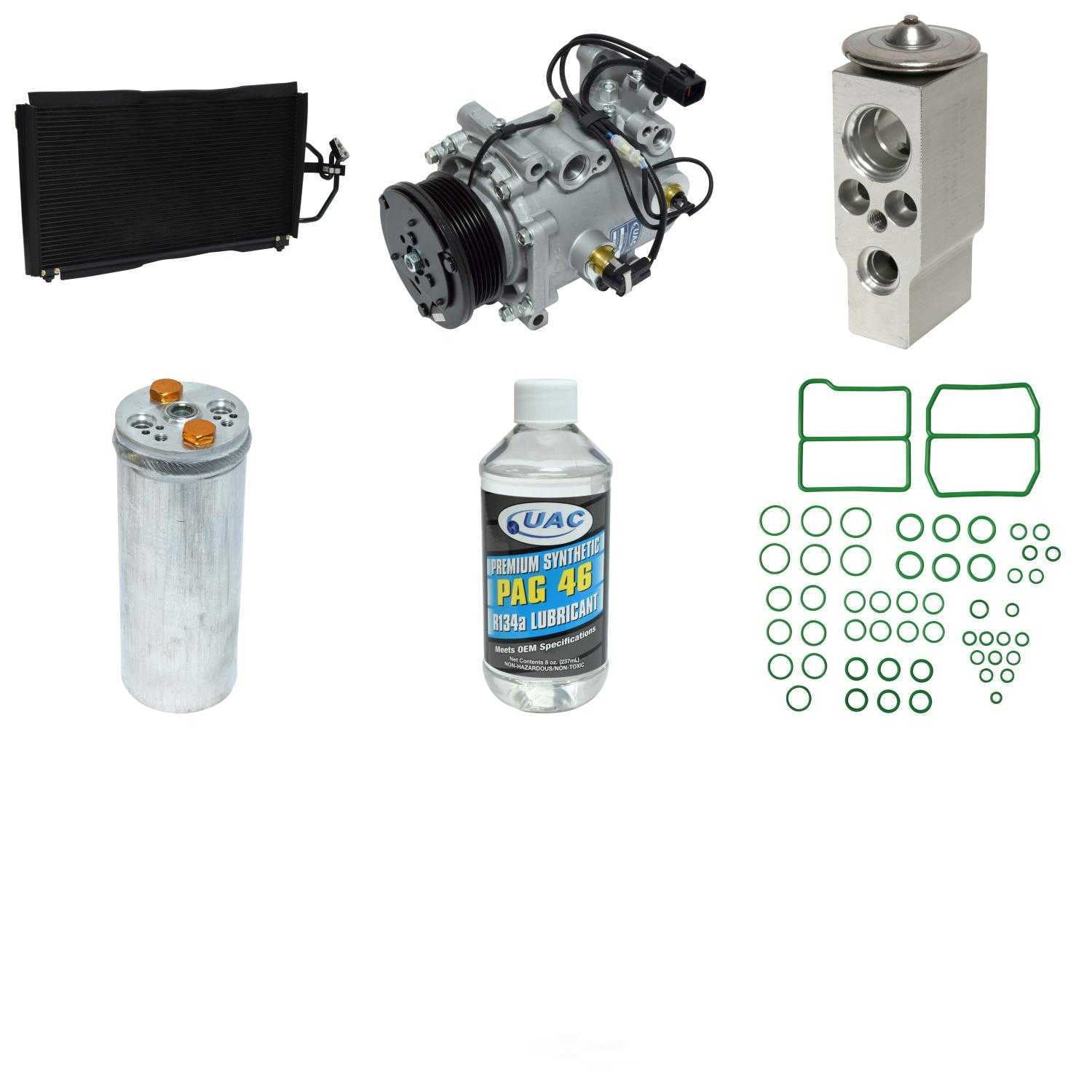A/C Compressor and Component Kit -- Compressor-Condenser Replacement Kit Fits select: 2001 MITSUBISHI GALANT ES/GTZ, 2003 MITSUBISHI GALANT ES/LS/GTZ