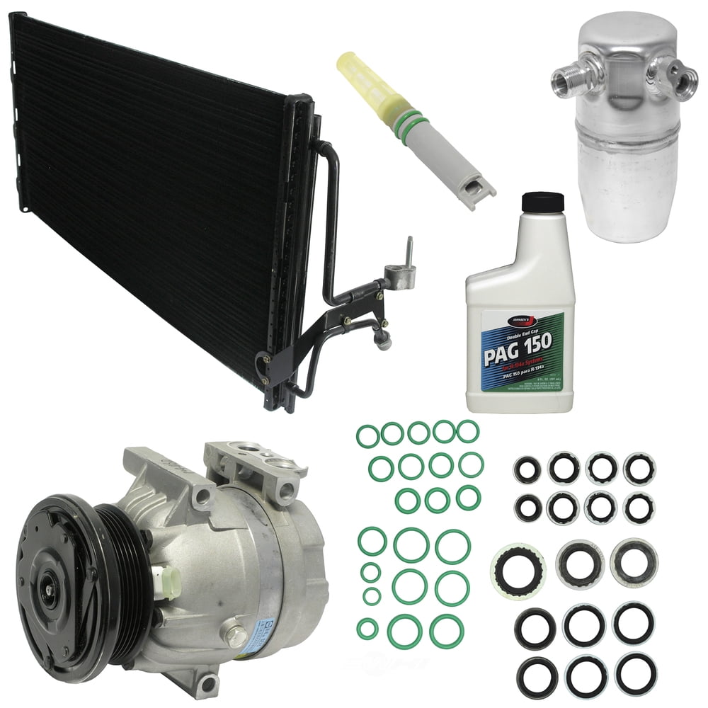 A/C Compressor and Component Kit -- Compressor-Condenser Replacement Kit Fits select: 2002-2003 CHEVROLET IMPALA, 2002-2003 CHEVROLET MONTE CARLO LS