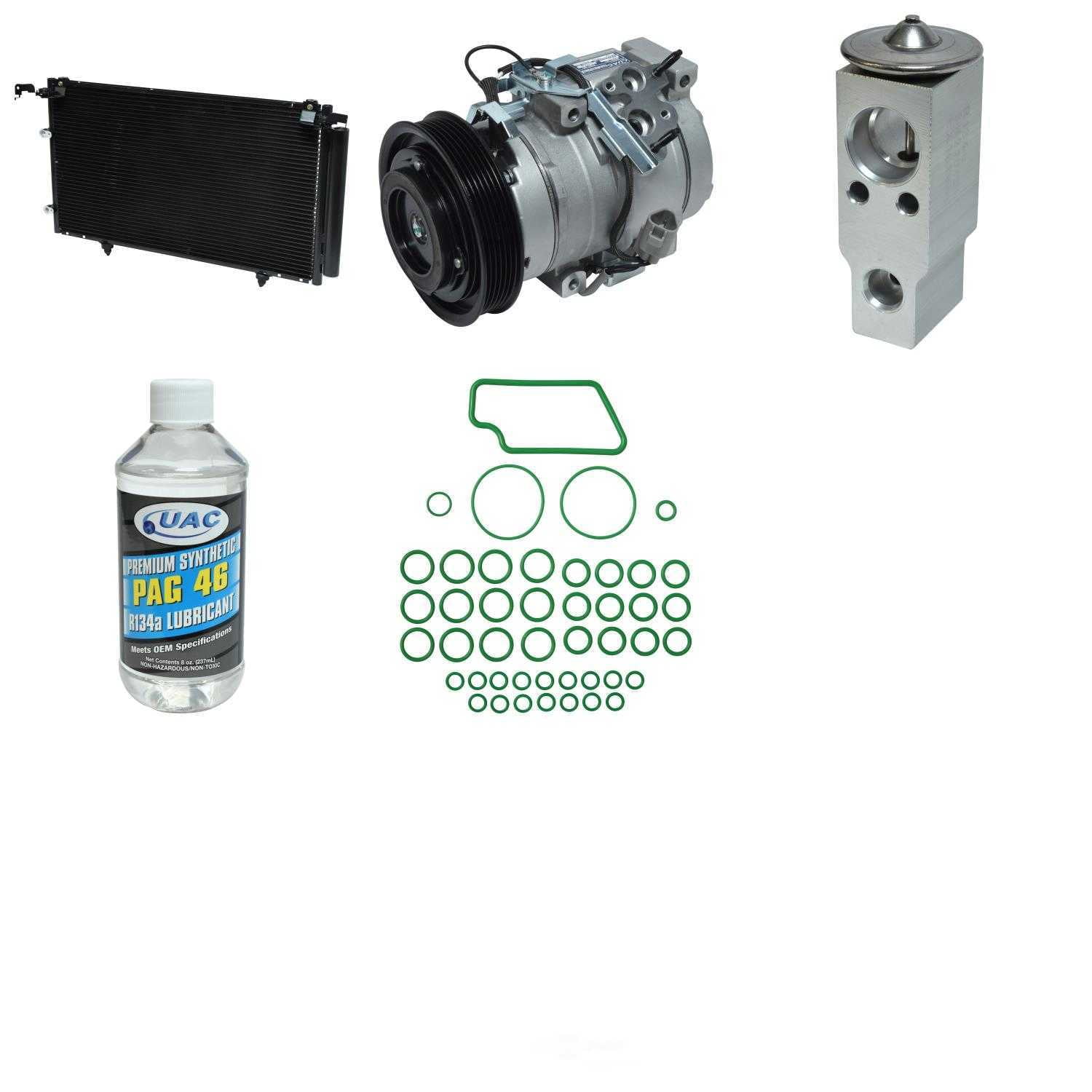 A/C Compressor and Component Kit -- Compressor-Condenser Replacement Kit Fits select: 2002-2003 TOYOTA CAMRY, 2002-2003 LEXUS ES