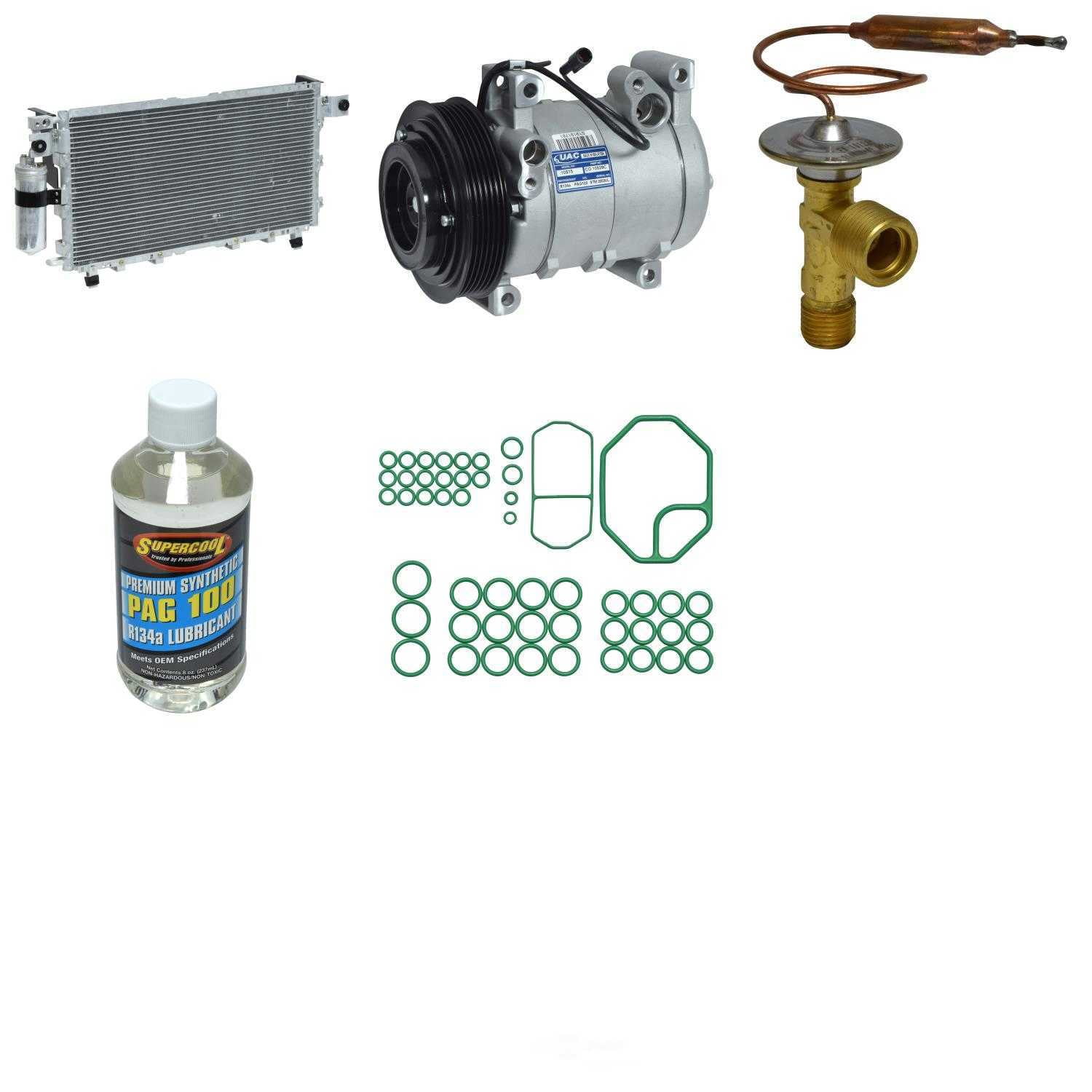 A/C Compressor and Component Kit -- Compressor-Condenser Replacement Kit Fits select: 2002-2004 ISUZU AXIOM
