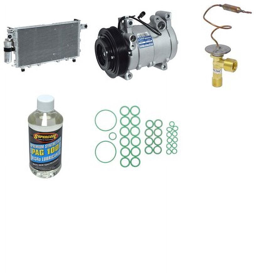 A/C Compressor and Component Kit -- Compressor-Condenser Replacement Kit Fits select: 2002-2004 ISUZU RODEO
