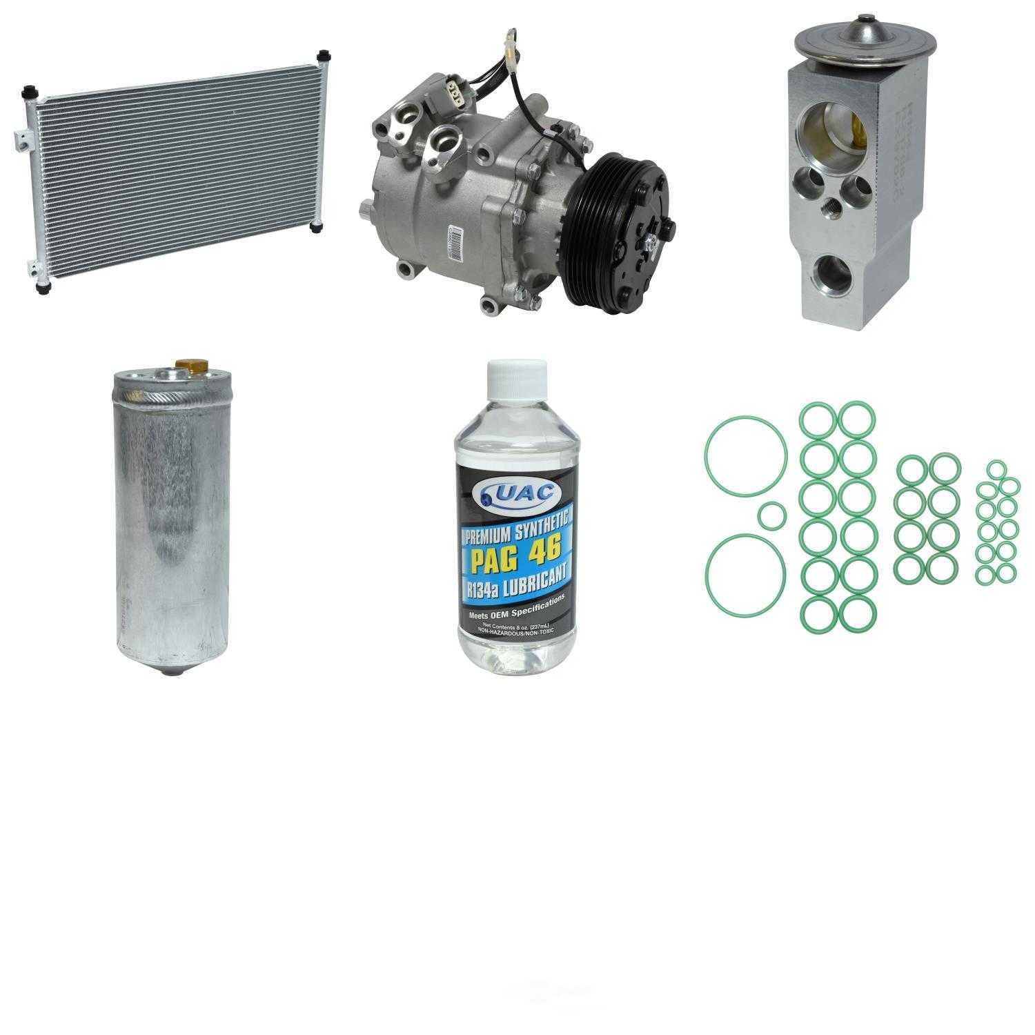 A/C Compressor and Component Kit -- Compressor-Condenser Replacement Kit Fits select: 2002-2005 HONDA CIVIC LX