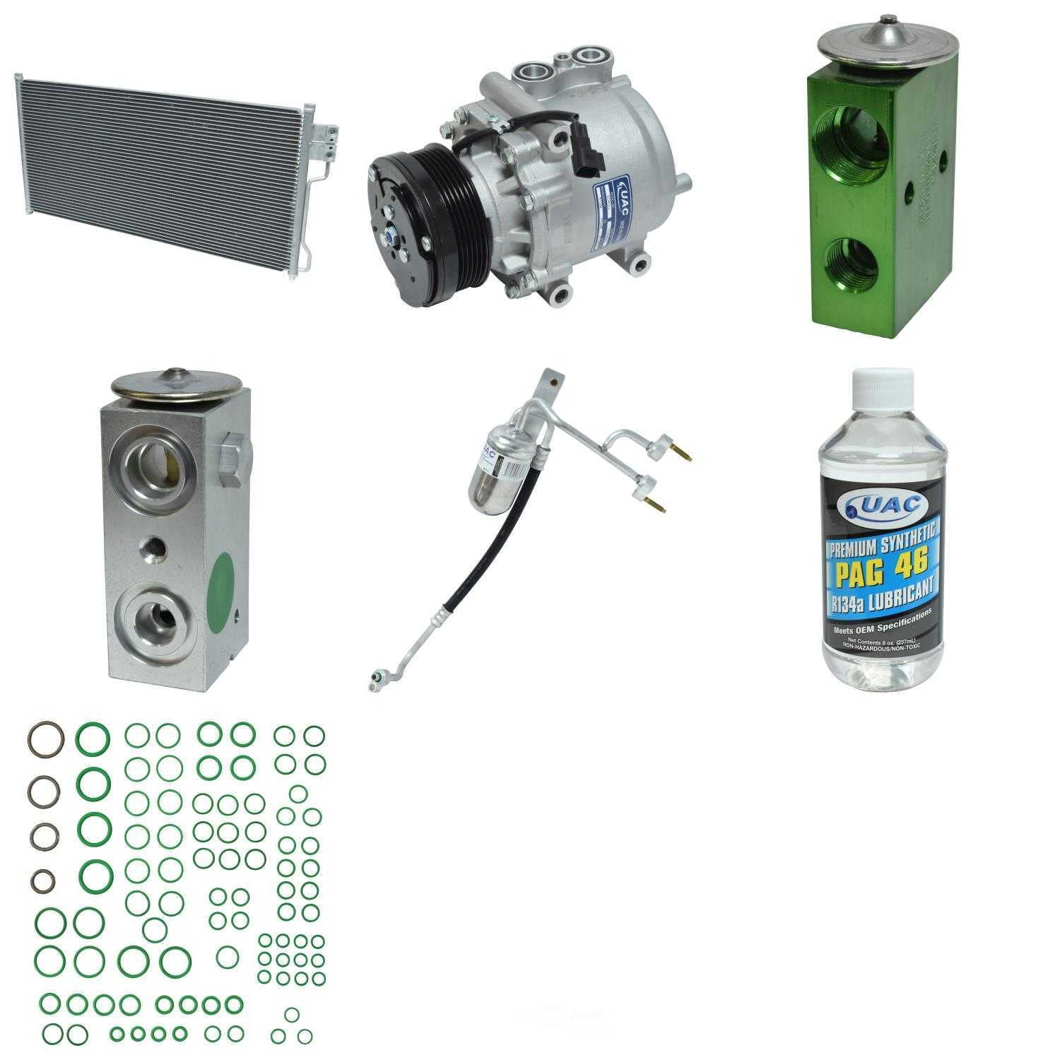 A/C Compressor and Component Kit -- Compressor-Condenser Replacement Kit Fits select: 2003-2004 FORD EXPEDITION