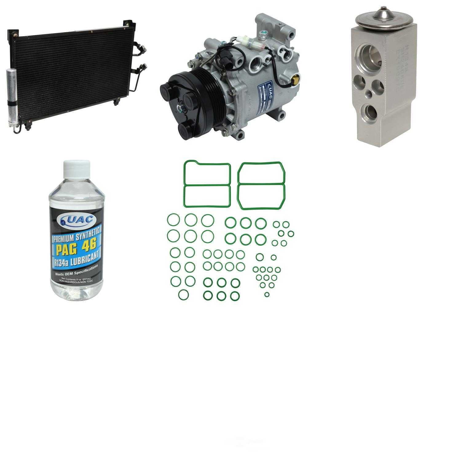 A/C Compressor and Component Kit -- Compressor-Condenser Replacement Kit Fits select: 2003-2006 MITSUBISHI OUTLANDER