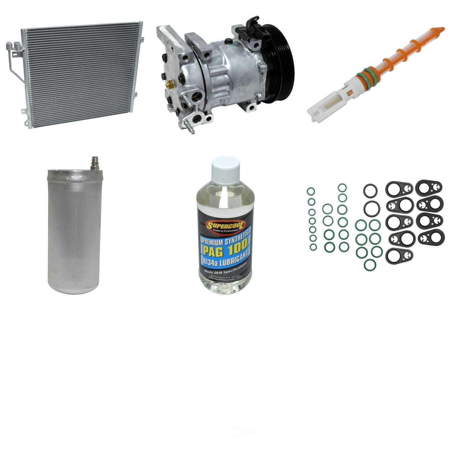 A/C Compressor and Component Kit -- Compressor-Condenser Replacement Kit Fits select: 2003 JEEP LIBERTY SPORT/FREEDOM, 2004-2005 JEEP LIBERTY SPORT