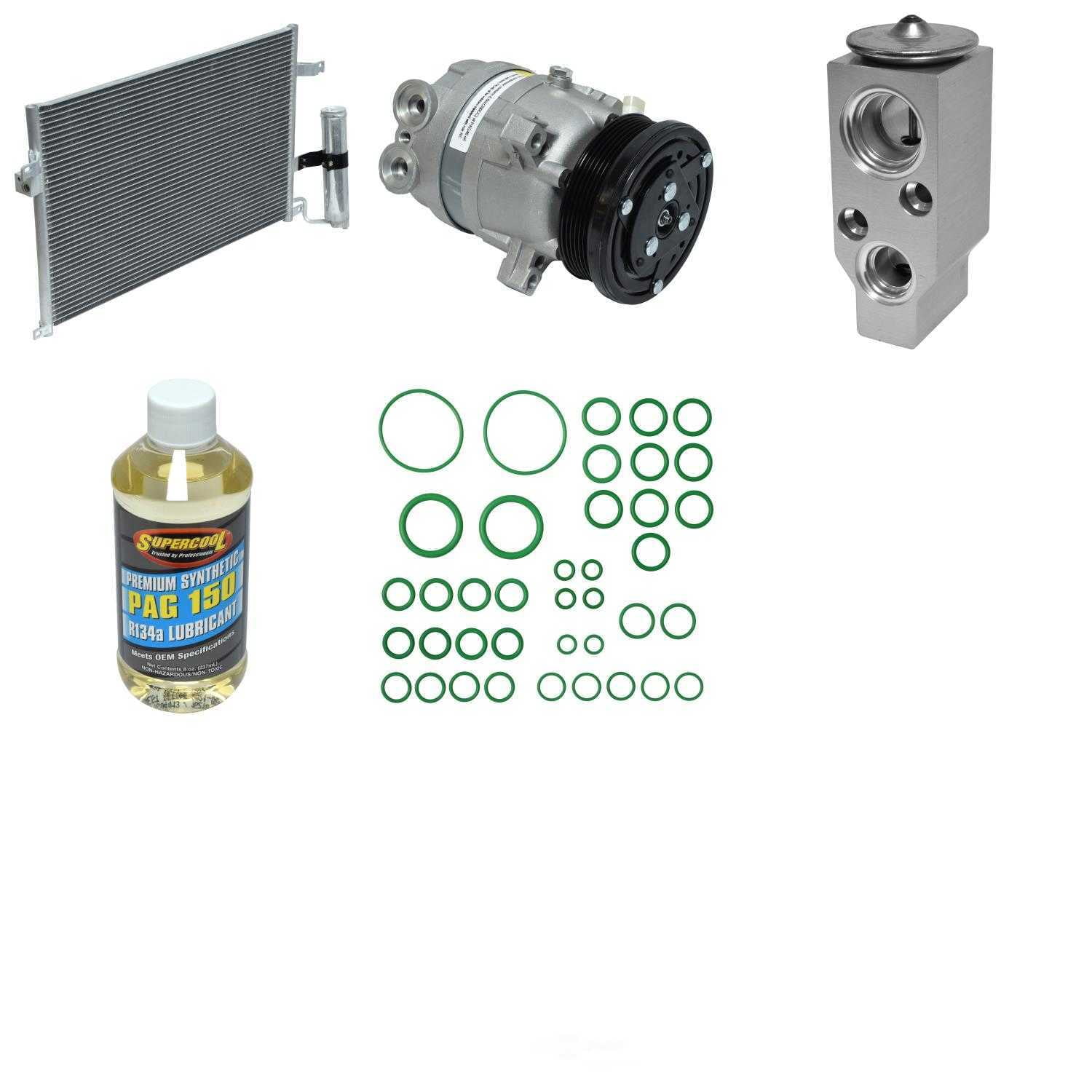 A/C Compressor and Component Kit -- Compressor-Condenser Replacement Kit Fits select: 2004-2008 SUZUKI FORENZA, 2005-2008 SUZUKI RENO