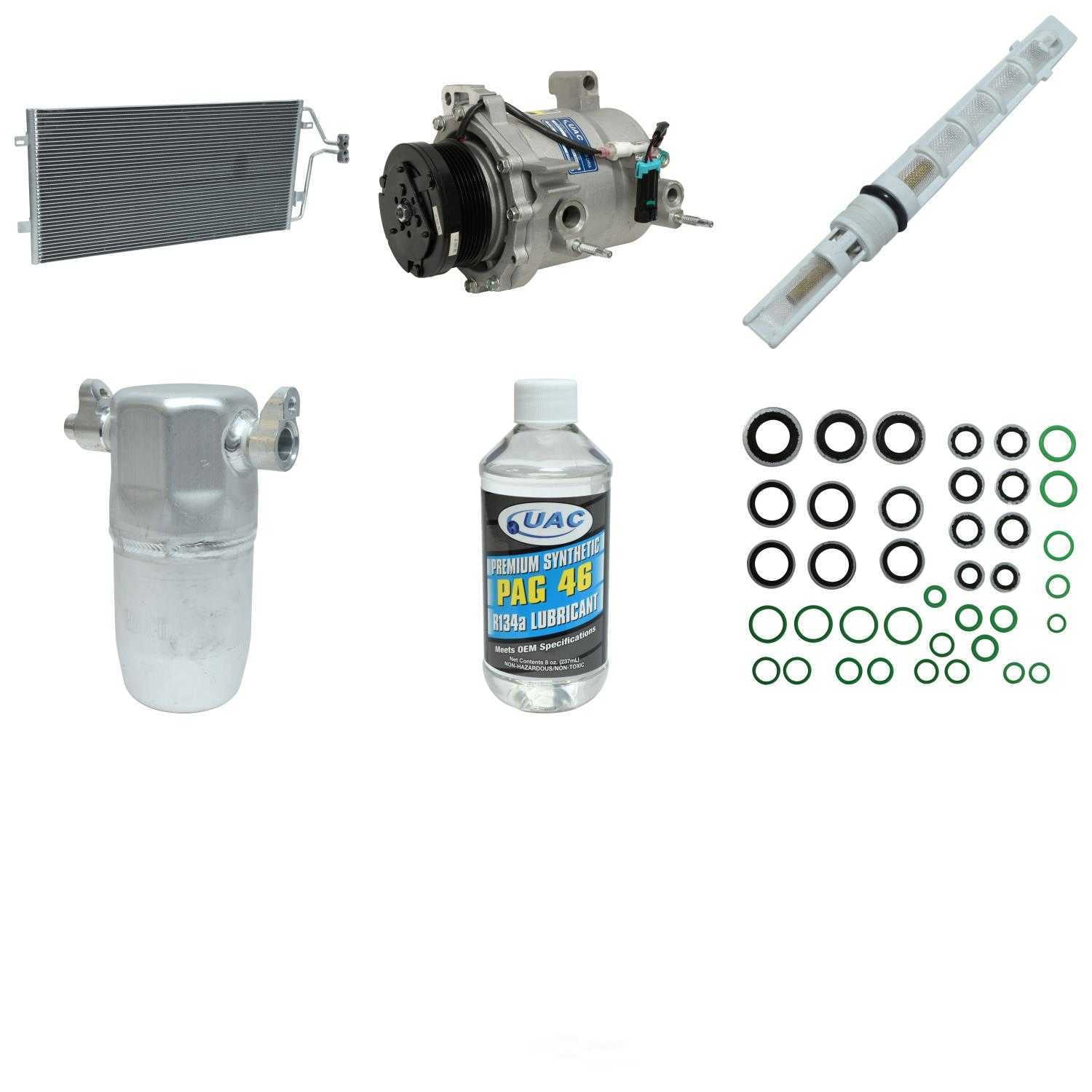 A/C Compressor and Component Kit -- Compressor-Condenser Replacement Kit Fits select: 2004 CADILLAC PROFESSIONAL CHASSIS, 2000-2003 CADILLAC DEVILLE