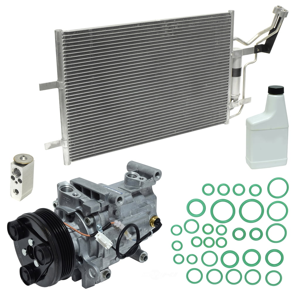 A/C Compressor and Component Kit -- Compressor-Condenser Replacement Kit Fits select: 2007-2009 MAZDA 3 I, 2004-2006 MAZDA 3 S