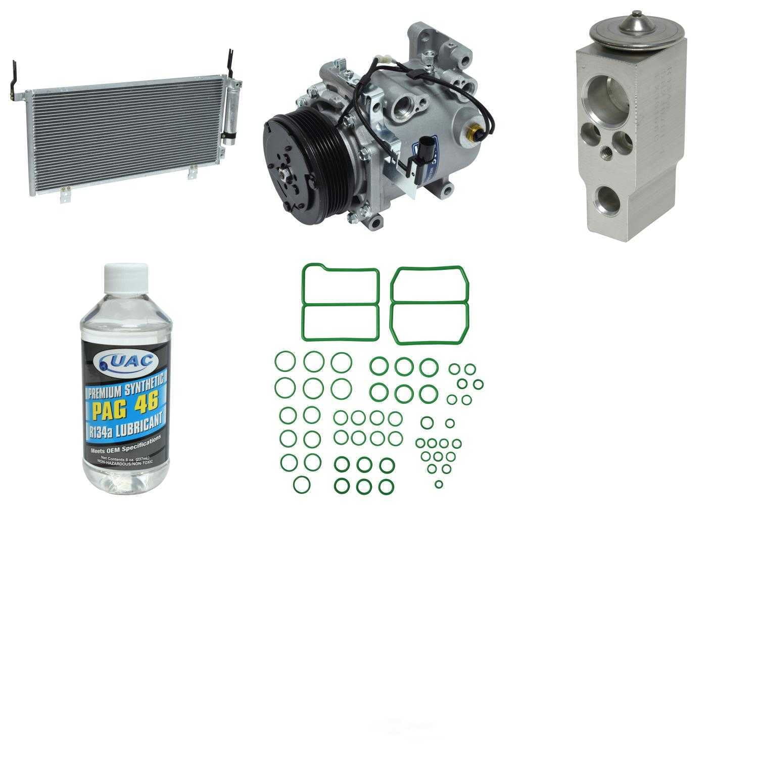 A/C Compressor and Component Kit -- Compressor-Condenser Replacement Kit Fits select: 2007-2009 MITSUBISHI GALANT ES, 2010-2012 MITSUBISHI GALANT