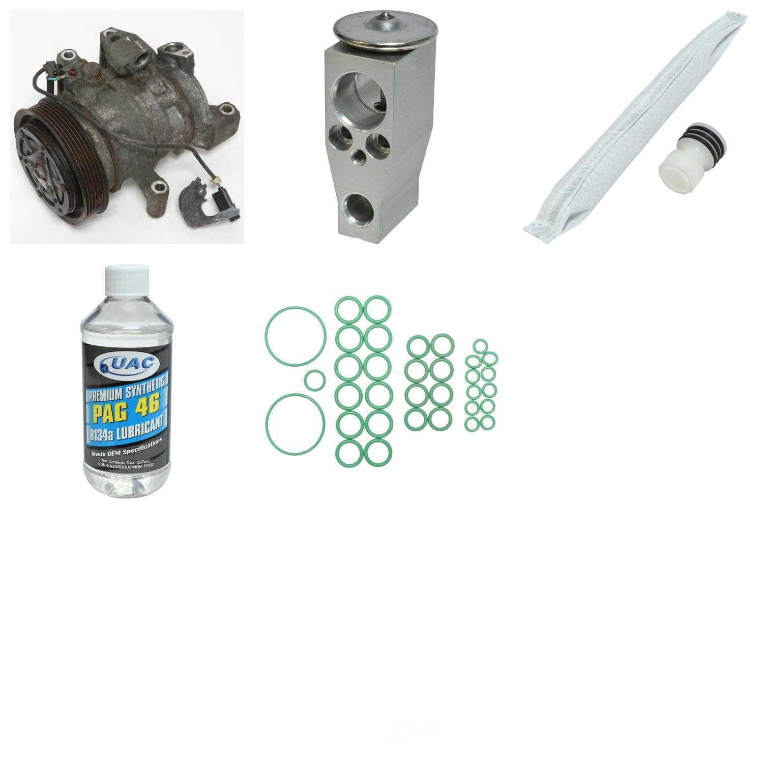 A/C Compressor and Component Kit -- Compressor-Condenser Replacement Kit Fits select: 2007 MITSUBISHI LANCER