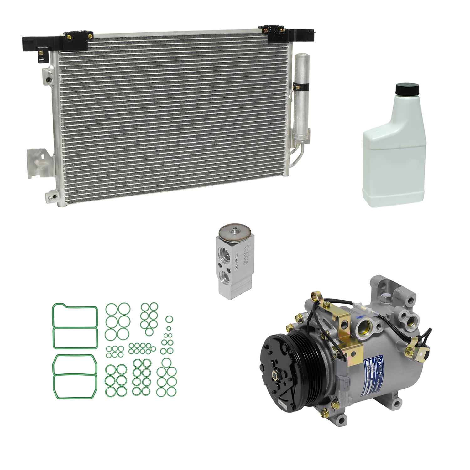 A/C Compressor and Component Kit CompressorCondenser Replacement Kit Fits select 2007