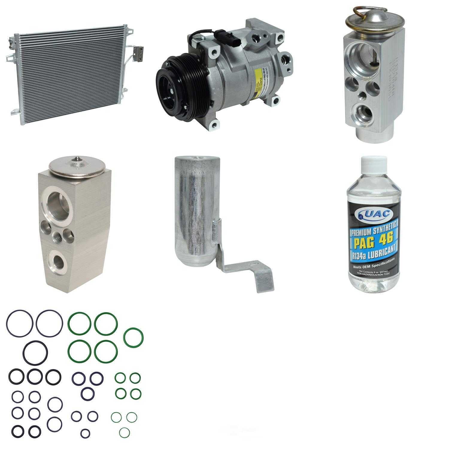 A/C Compressor and Component Kit -- Compressor-Condenser Replacement Kit Fits select: 2009-2010 VOLKSWAGEN ROUTAN SE