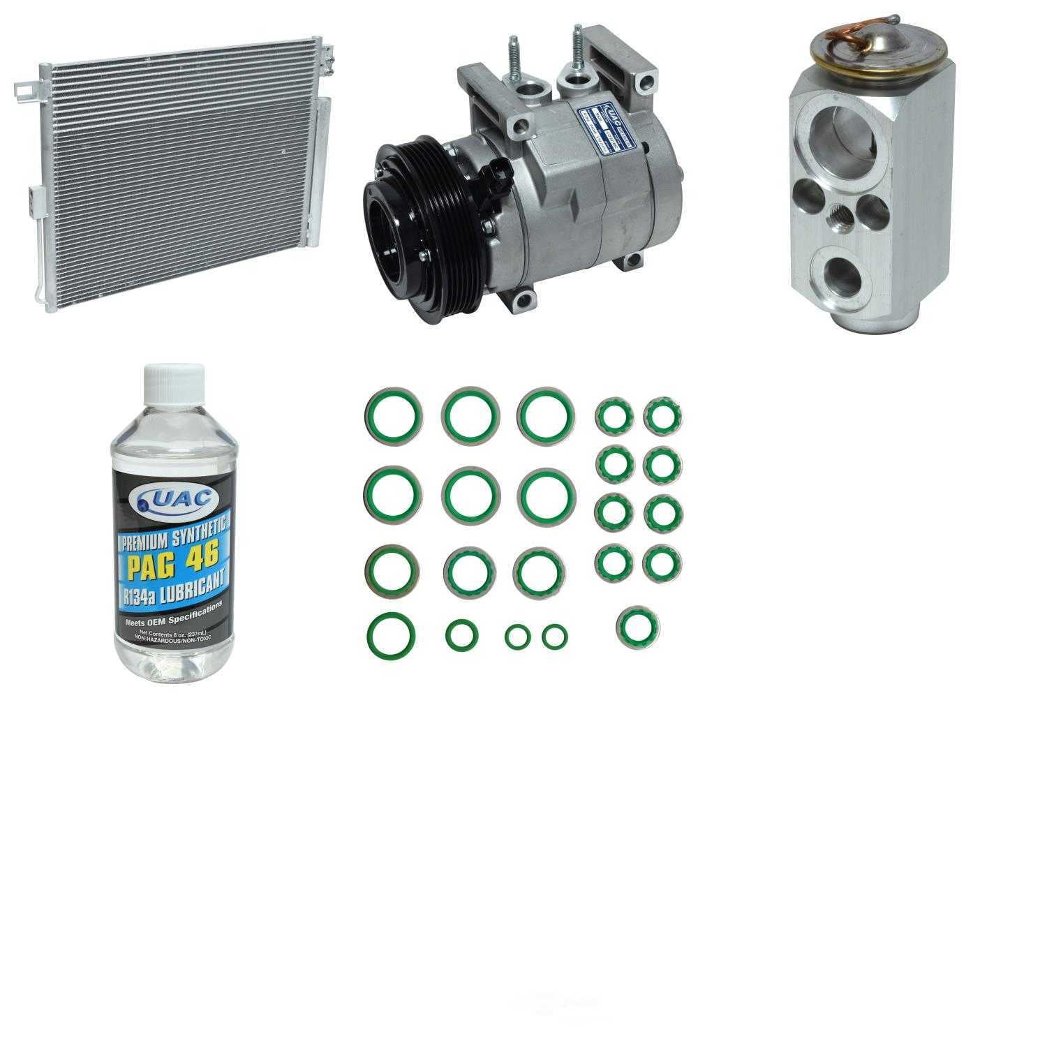A/C Compressor and Component Kit -- Compressor-Condenser Replacement Kit Fits select: 2011-2013 JEEP GRAND CHEROKEE LAREDO