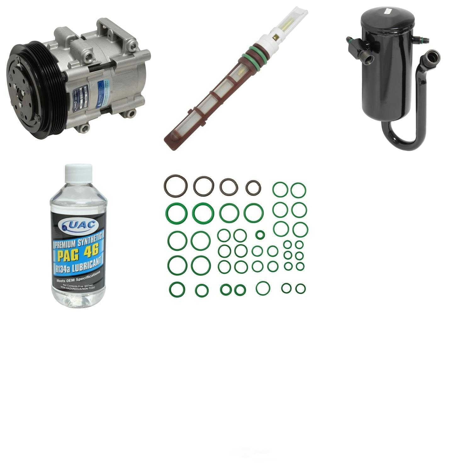 A/C Compressor and Component Kit -- Compressor Replacement Kit Fits select: 1990-1993 FORD F150, 1991 FORD F250