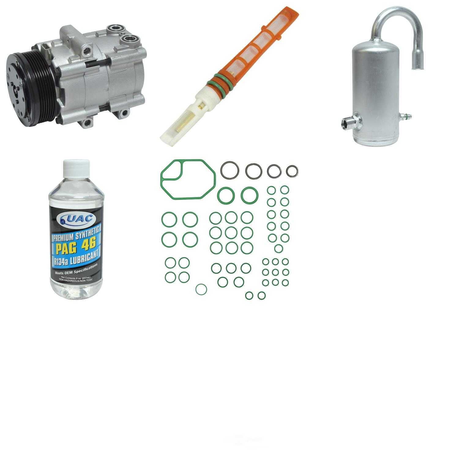 A/C Compressor and Component Kit -- Compressor Replacement Kit Fits select: 1993 FORD CROWN VICTORIA, 1993 LINCOLN TOWN CAR